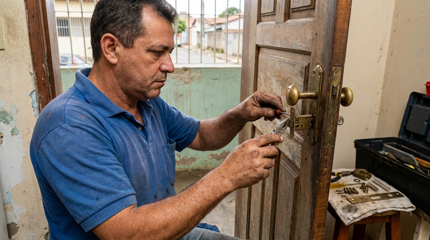 Conserto de Fechadura Residencial perto de mim no Expansul, Aparecida de Goiânia‑GO