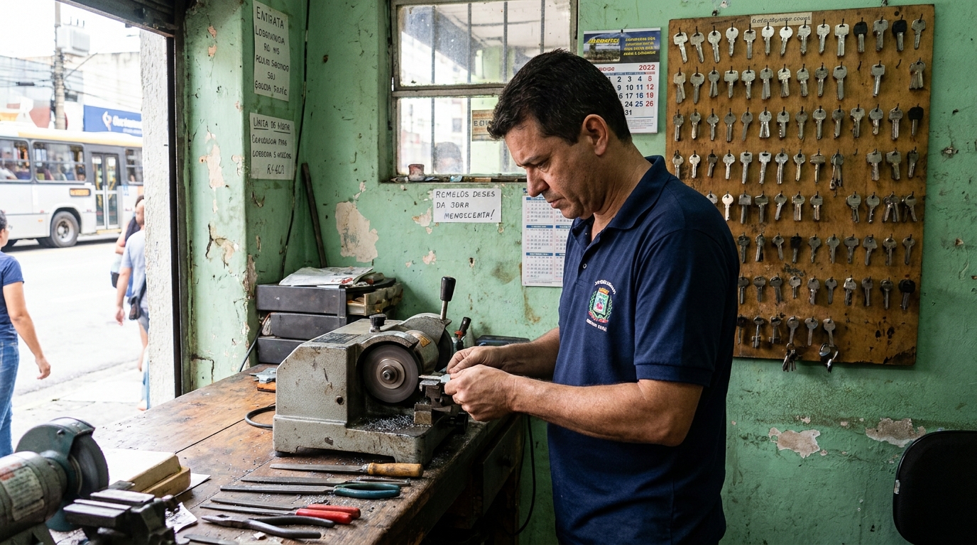 Cópia de Chave Residencial profissional na Morada dos Pássaros, Aparecida de Goiânia‑GO