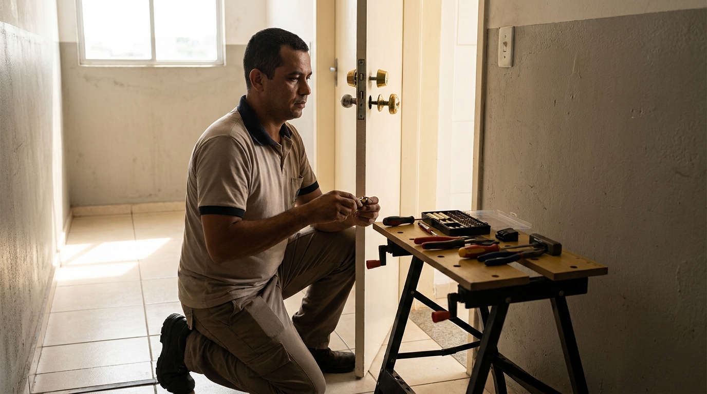 Troca de Segredo Residencial profissional em Nova Cidade, Aparecida de Goiânia‑GO
